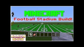 Building An American Football Stadium in Minecraft | Minecraft Build