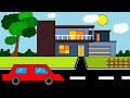 Draw in Ms Paint | Ms Paint Drawing | City Buildings at Night Digital Painting | Scenery drawing