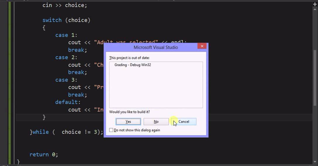Do While Loop with Menus - YouTube