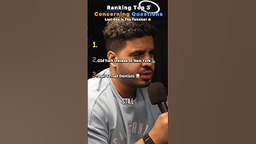 Top 3 Funniest Concerning Questions!