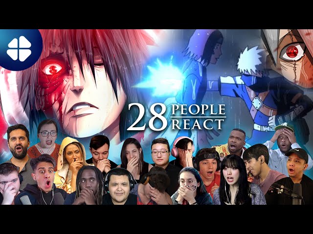 I'm in Hell | Rin's Death! [28 People React] Shippuden 345 MEGA Reaction Mashup 🇯🇵 class=