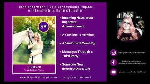 All 36 Lenormand Card Meanings: Read Lenormand Like a Professional Psychic Series