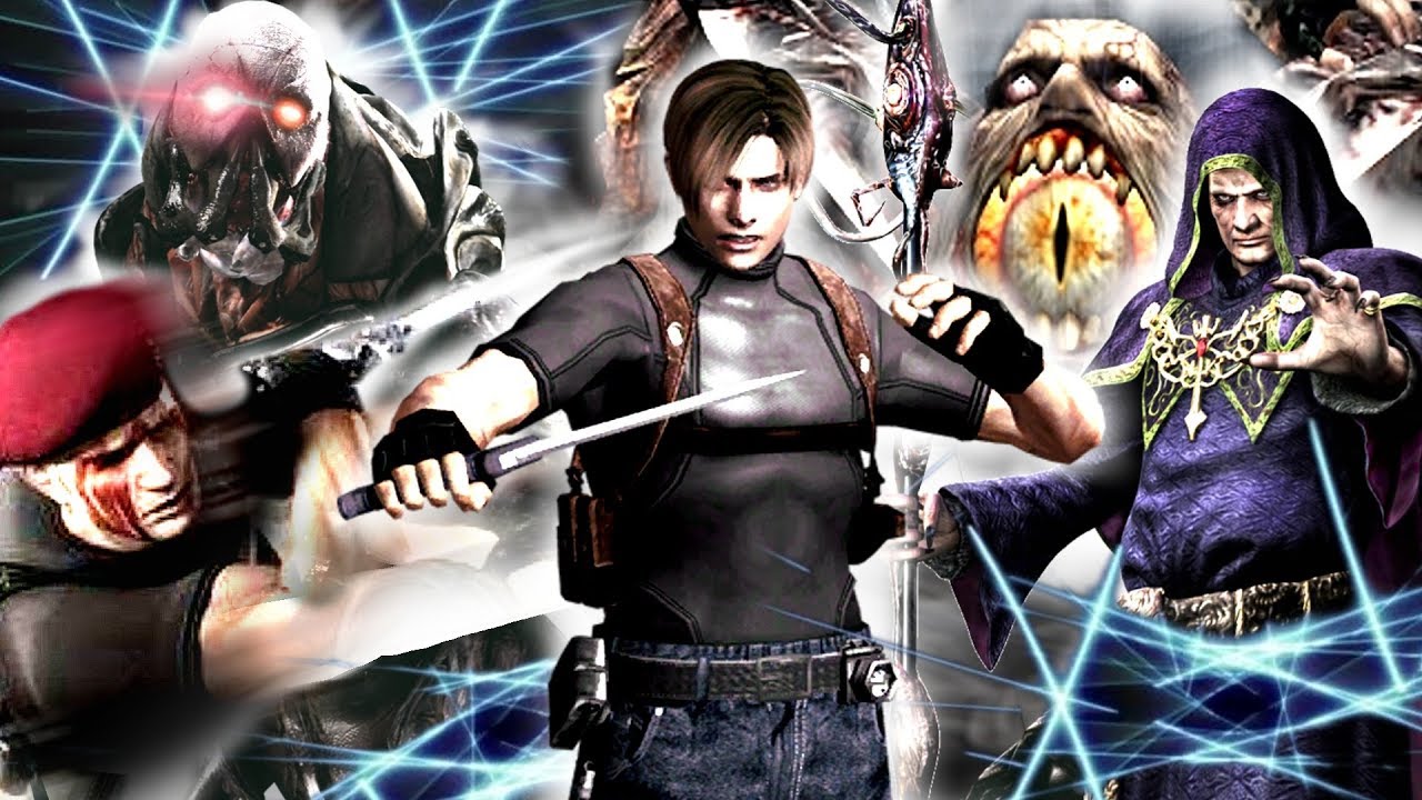 バイオハザード4 全ボス戦ナイフノーダメージ撃破 難易度プロ Biohazard Resident Evil 4 All Boss Knife No Damage ニューゲーム 掴まれ無し Youtube