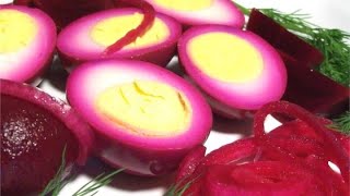 Pennsylvania Dutch Pickled Eggs with Beets