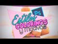 RECURSOS NUEVOS 🖤💙 PARA PHOTOSHOP || TODOS MIS COLORINGS MOTIVOS Y ESTILOS ⭐️