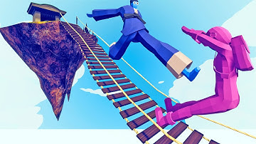 BATTLE ON THE FLOATING ISLAND" TAEKWONDO vs EVERY UNIT | TABS - Totally Accurate Battle Simulator