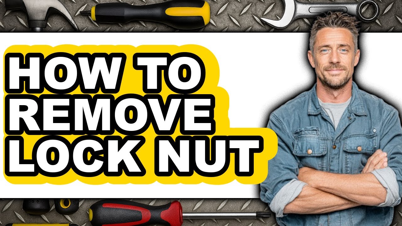 How to Remove Lock Nut (only Way) - YouTube