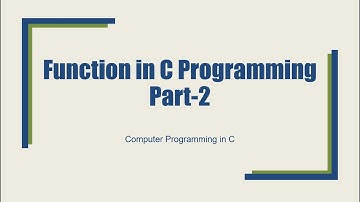 Function in C | Part 2 | How to define Function in C |Actual Arguments & Formal Arguments | in Hindi