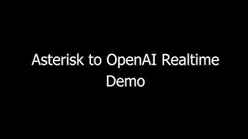 Asterisk to OpenAI Realtime
