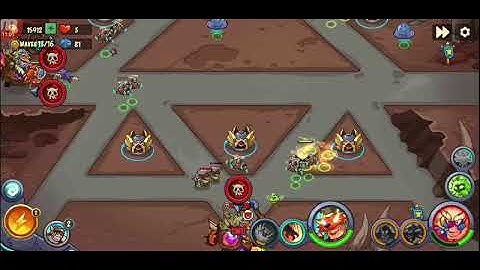 King Of Defense Battle Frontier - World 2 Stage 81 - 2 Heroes