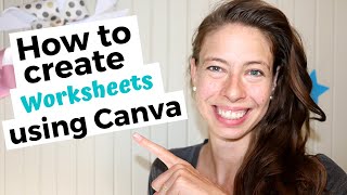 How to create worksheets for Outschool: Canva 101 Tutorial for Online Teachers