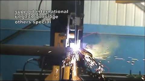 5 axis large diameter round pipe cutting and beveling show