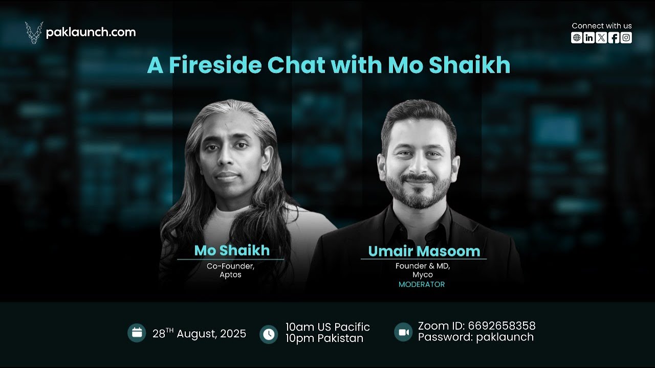 A Fireside Chat with Mo Shaikh — $4.5B+ unicorn founder, Aptos