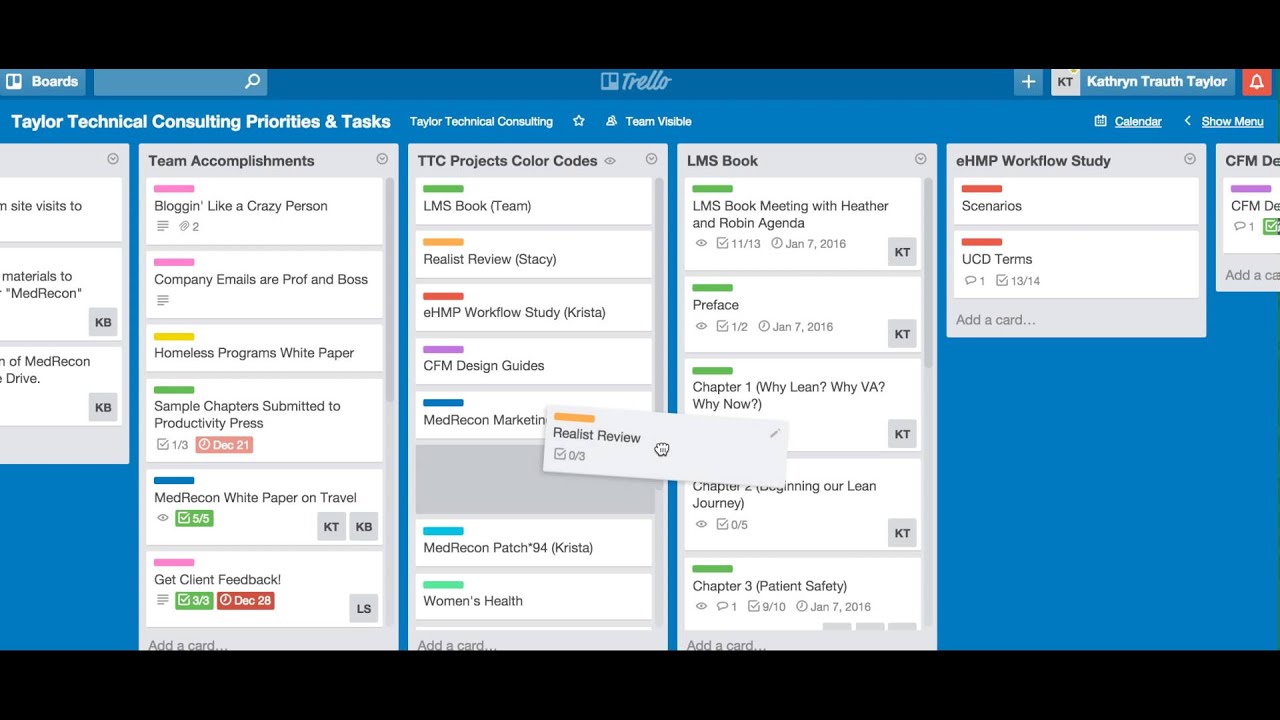 Trello - How to Manage Multiple Projects 