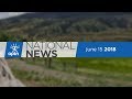 APTN National News June 15, 2018 – Nunavut’s new premier, a Trans Mountain Pipeline community