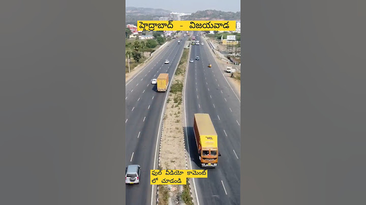 NH 65 hyderabad to Vijayawada