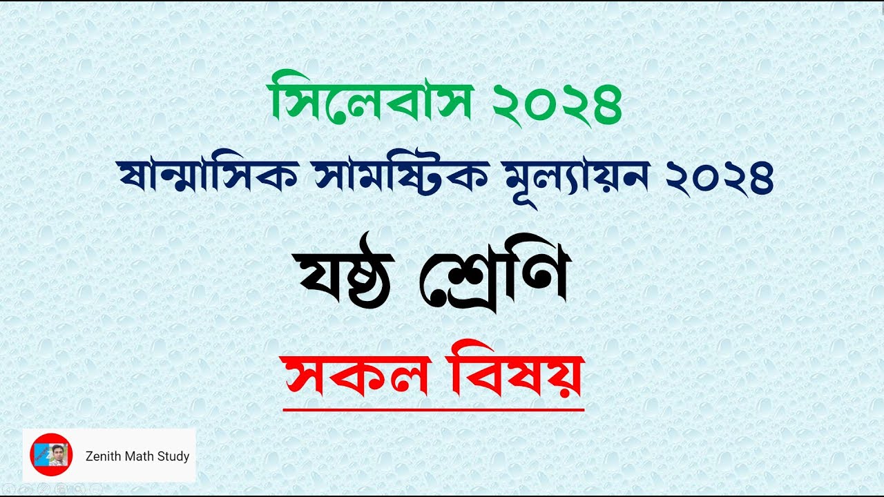 class-6-syllabus-2024