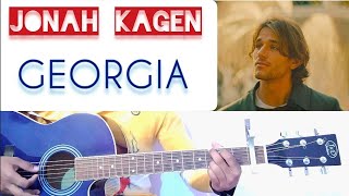 Jonah Kagen - georgia Guitar Lesson / Picking + Strumming Pattern.