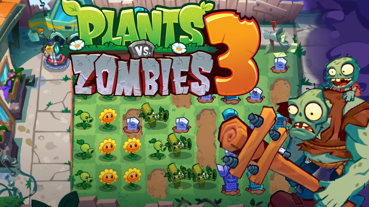 Plants vs. Zombies 3 - Gameplay Walkthrough Part 1 - New Plants