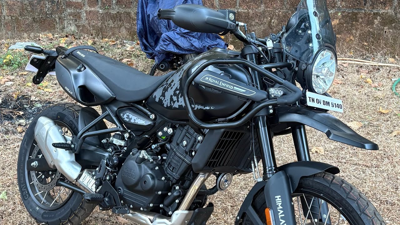 New Royal Enfield Himalayan 450 Black Color Launch In India | Exhaust Sound,Detailed Review