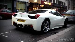 Shmee150 records and uploads some scenes in the late afternoon dusk of
a three-layer white painted ferrari 458 italia. colour suits car so
perfectly ...