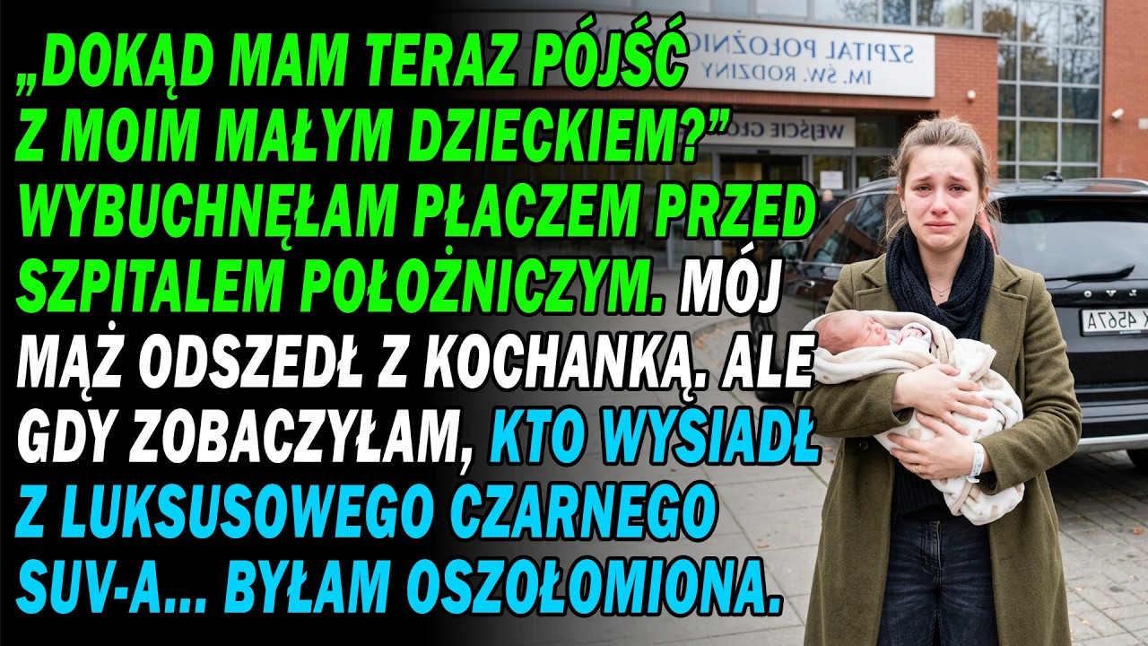Moje dziecko miało trzy dni, a ja stałam pod warszawskim szpitalem bez dachu nad głową. W słuchawce wciąż brzmiała wiadomość od Marka: sprzedał mieszkanie odziedziczone po dziadku, zabrał...