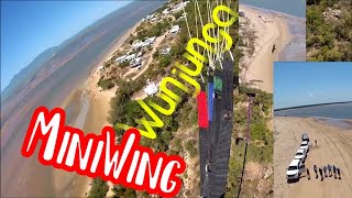 Flying Wunjunga MiniWing playing with seabirds! Freestyle 2, Paragliding Far North Queensland