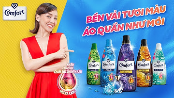 COMFORT CHĂM SÓC CHUYÊN SÂU – BỀN VẢI TƯƠI MÀU, ÁO QUẦN NHƯ MỚI