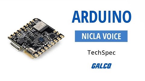TechSpec: Arduino Nicla Voice
