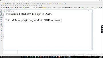 How to Install MOLUSCE plugin in QGIS