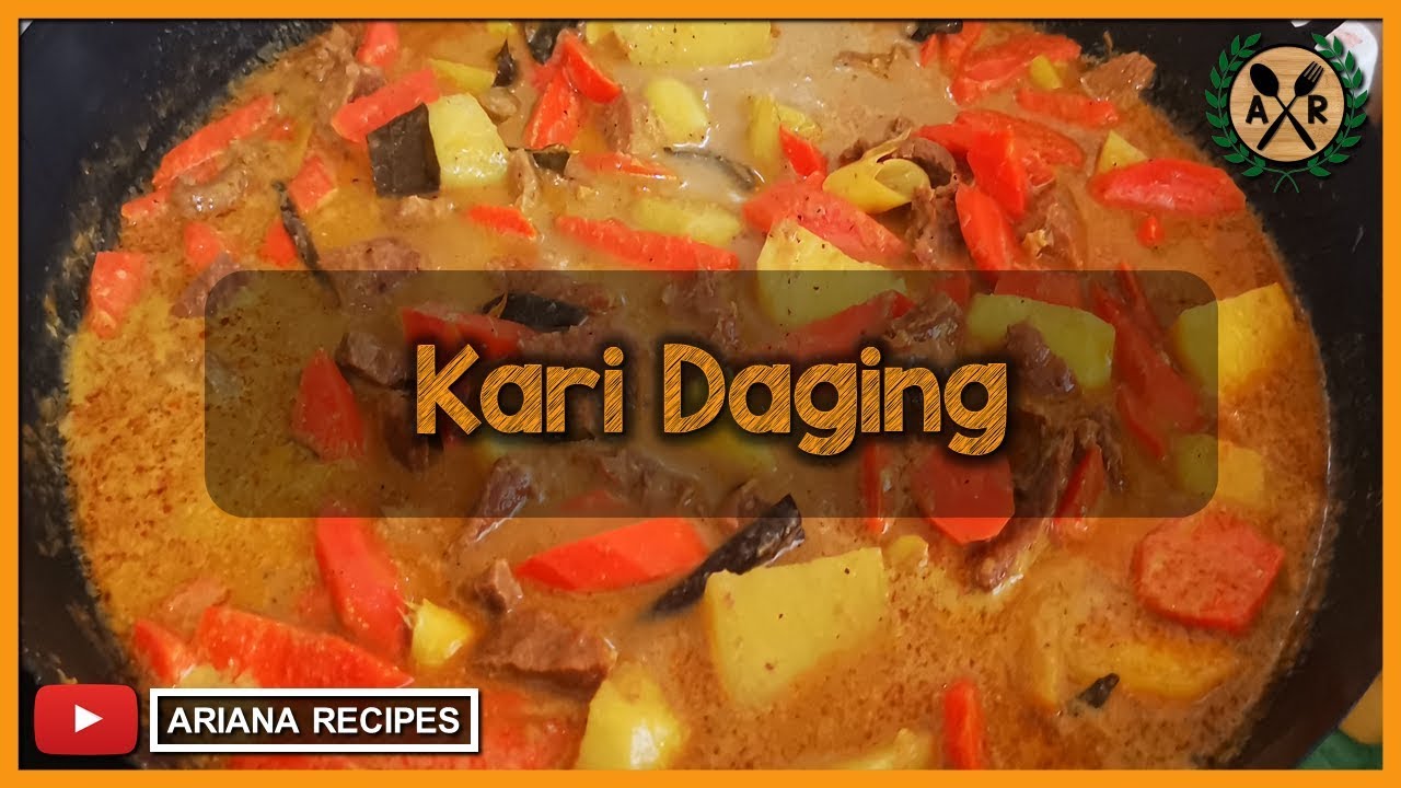 Resepi Kari Daging Pekat Noxxa l Resepi Mudah - YouTube