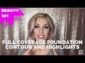 TOP REQUESTED! Full Coverage Foundation w/Contour & Highlights