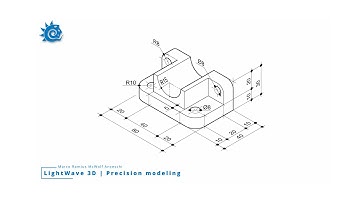 LightWave 3D | Precision modeling tutorial series | Object #1