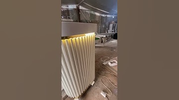 Mẫu quầy spa cao cấp ngang 1m8 cao 1m màu be/kem sơn theo yêu cầu #receptiondesk