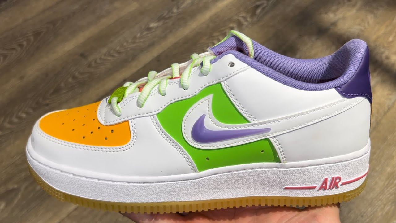 Nike Air Force 1 LV8 Multicolor White Shoes -