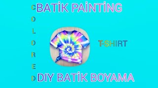 DIY BATİK BOYAMA BATİK PAİNTİNG COLORED T-SHIRT RENKLİ TİŞORT screenshot 5