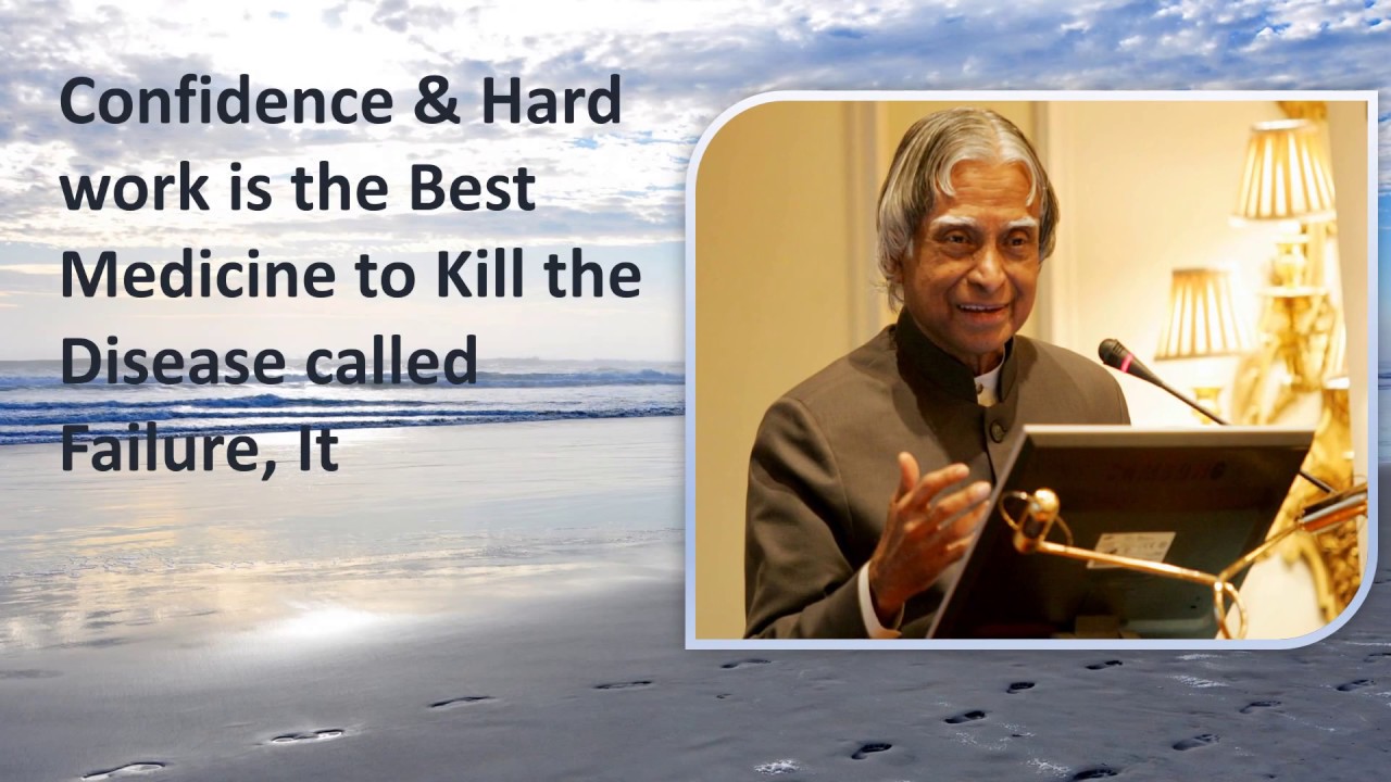 Featured image of post Confidence And Hard Work Quotes Abdul Kalam