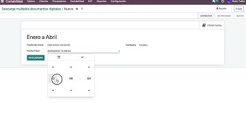 Odoo V16 Enterprise / Descarga de XML SAT