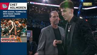 Big Man Chet Holmgren selected No. 2 overall by the Oklahoma City Thunder | 2022 NBA Draft