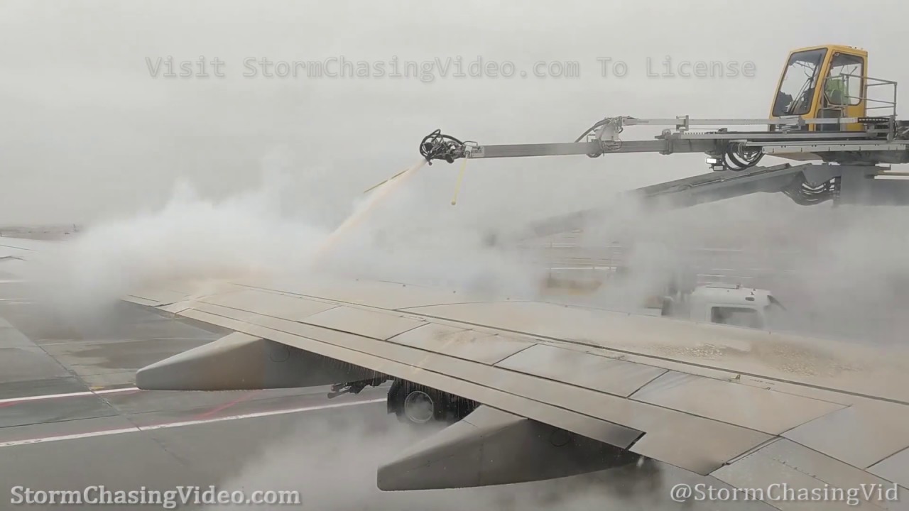 Denver Colorado Winter Storm Aircraft Deicing - 2/3/2020