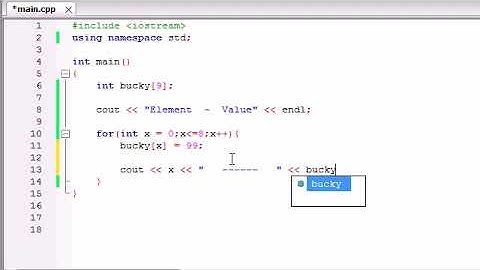 C++ Tutorials   33   Create an Array Using Loops