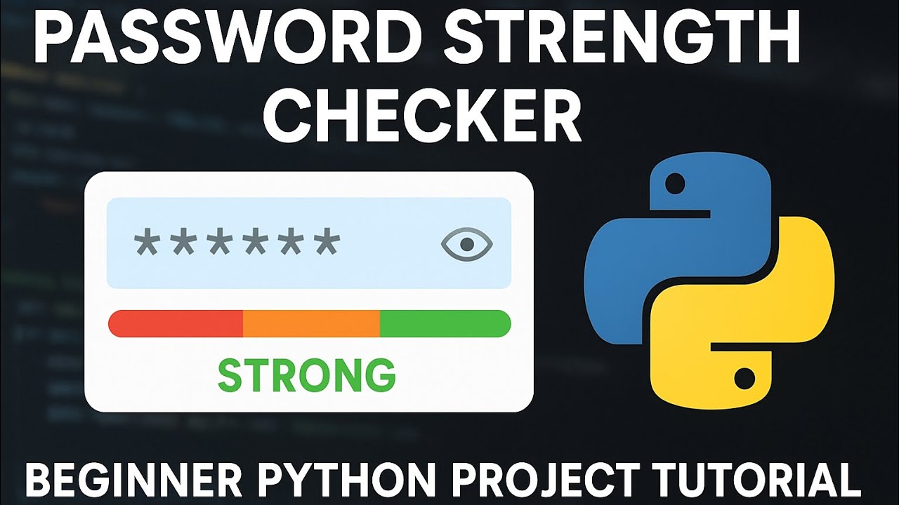 Password Strength Checker in Python | Beginner Python Project Tutorial