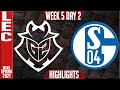 G2 vs S04 Highlights | LEC Spring 2021 W5D2 | G2 Esports vs Schalke 04