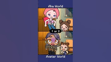 #ahaworld #avatarworld ❤️💙 AHHH 😱 #tocaboca #animation #fyp