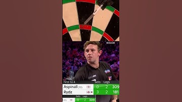 Incredible 10-Darter by Callan Rydz at the World Championship #shorts #darts #rapid