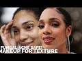 FA Safe Flawless Foundation & Soft Glam Routine for Texture or Fungal Acne