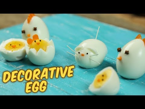 Decorative Eggs - How To Decorate Boiled Eggs At Home - DIY Video ...