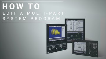 Mitsubishi CNC - M8 Series - How To - Multi-part System Program Editing
