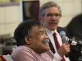 Geraldo Rivera and Bernard Carabello visit Staten Island's Hungerford School