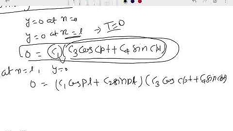 7 2 Application of PDE  Solution of wave equation by separation of variable by dr  hitesh kumar